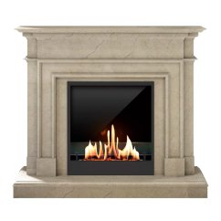 Биокамин в мраморном портале SteelHeat Vancouver M