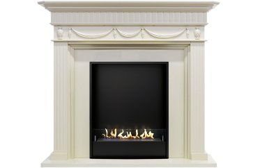 Биокамин в портале Firezo Capri Corfu Слоновая кость, стандарт