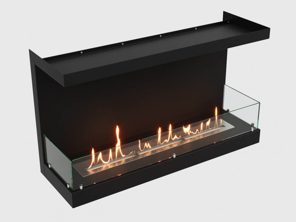 Встроенный биокамин Lux Fire Фронтальный 1100 М Встроенный биокамин Lux Fire Фронтальный 1100 М